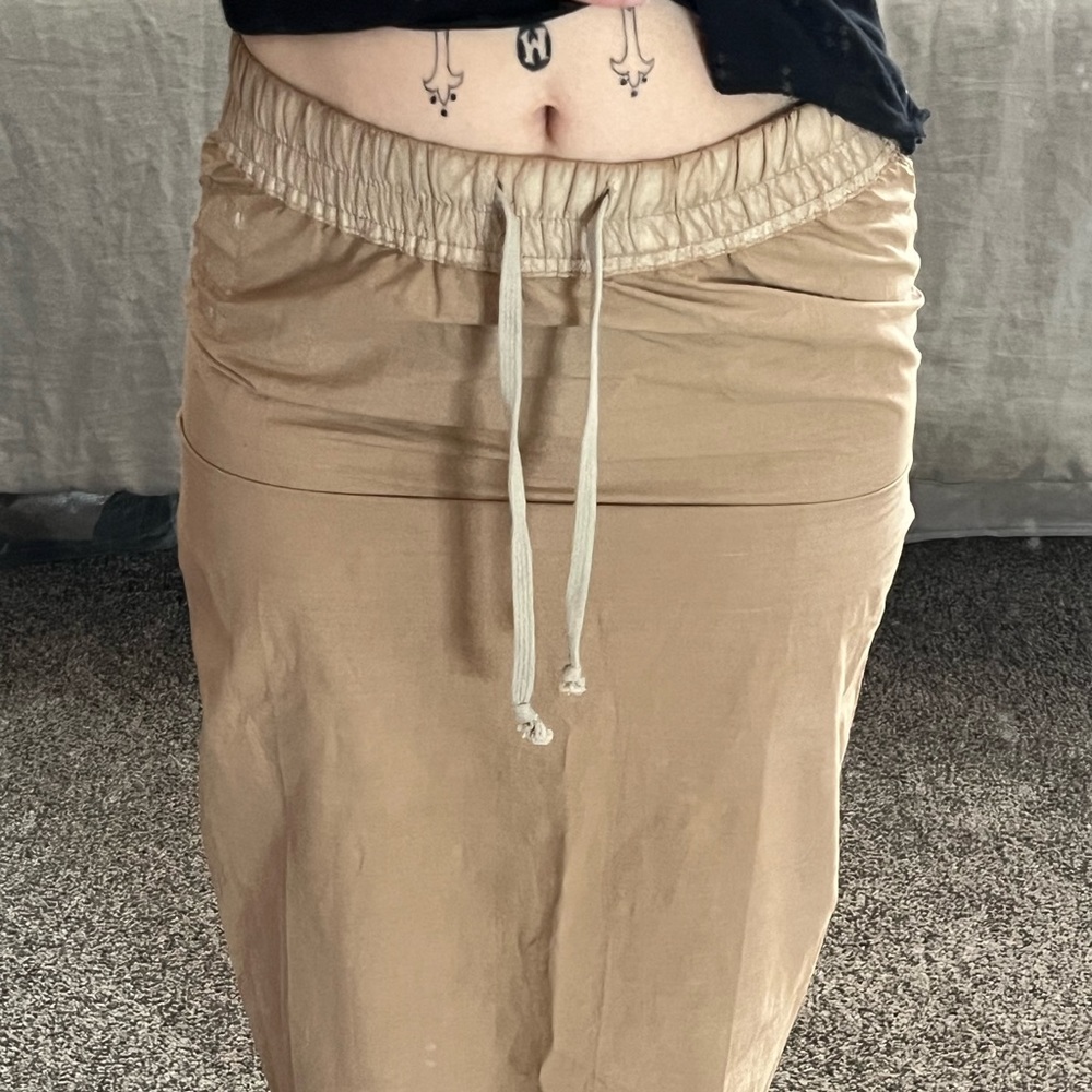 RICK OWENS DRAWSTRING SKIRT